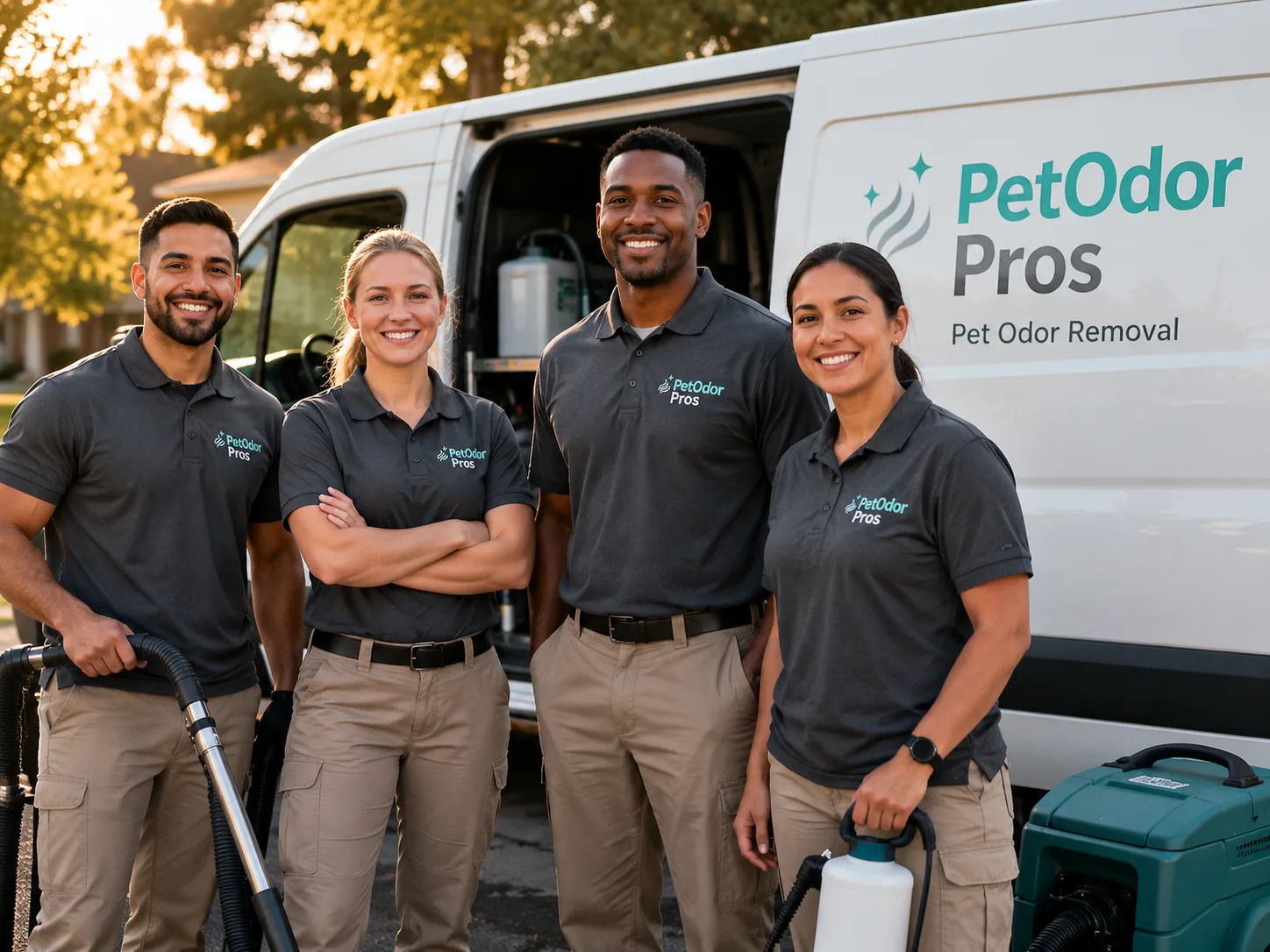 Pet Odor Removal team serving Burlington, PA